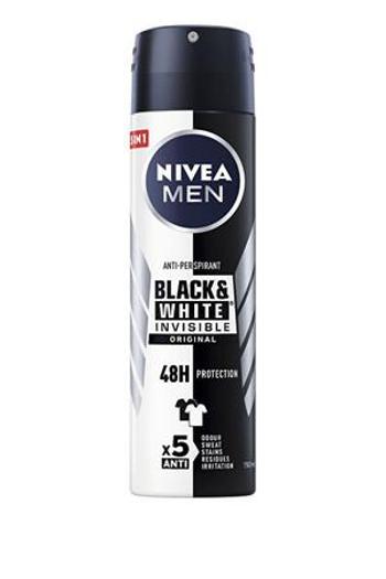 Nivea Antiperspirant ve spreji pro muže Invisible For Black & White Power 150 ml