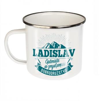 Plechový hrnek "Ladislav"