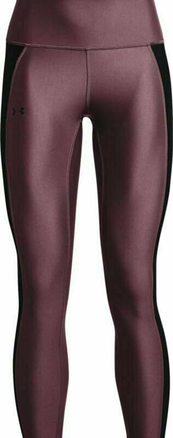 Under Armour HeatGear Armour Panel Ankle Leggings Plum/Black XS Běžecké kalhoty / legíny