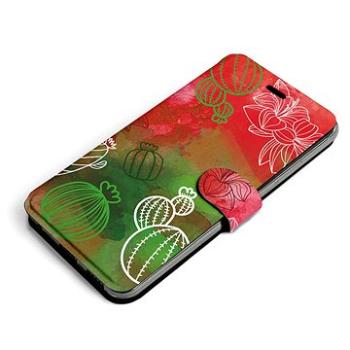 Mobiwear Flip pouzdro pro Apple iPhone 13 Pro - MG01S Vodovkové kaktusy (5903516902460)