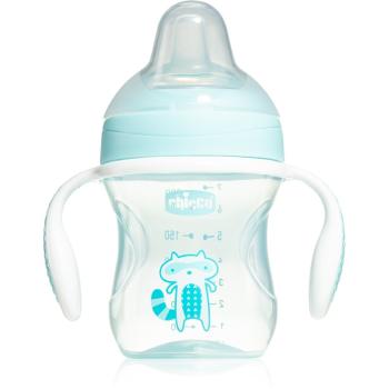 Chicco Transition Cup tréninkový hrnek s držadly 4m+ Blue 200 ml