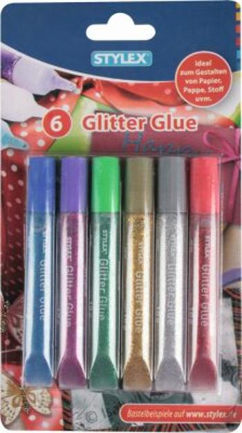 Lepidla glitter glue 6ks