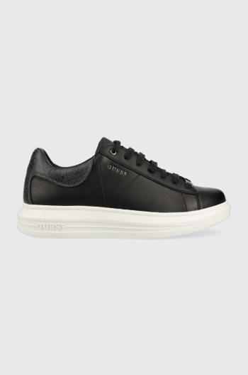 Sneakers boty Guess Vibo černá barva, FM5VIB LEA12