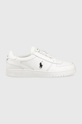 Sneakers boty Polo Ralph Lauren POLO CRT PP bílá barva, 809885817002