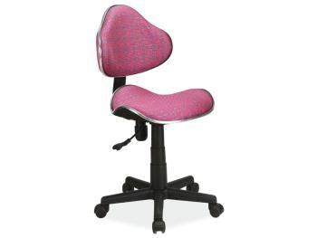 Studentská kancelářská židle Q-G2 Signal Růžový vzor