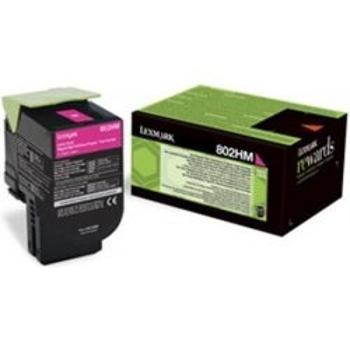 Lexmark 80C2HM0 purpurový (magenta) originální toner