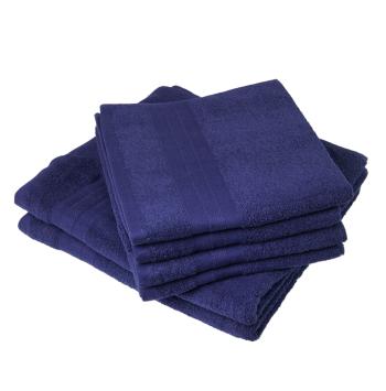 TP Set ručníků a osušek EXCLUSIVE TOP COLLECTION 6 kusů - Tmavě modrá