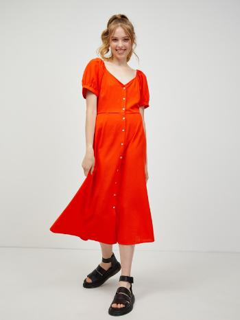 Vero Moda Jesmilo Šaty Oranžová