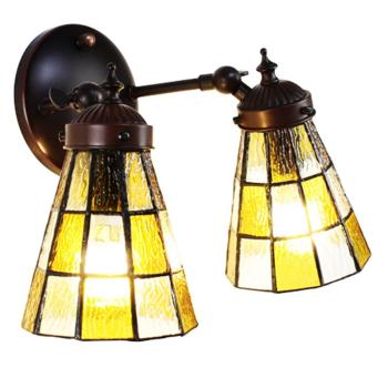 Nástěnná lampa Tiffany Chessboa - 30*23*23 cm E14/max 2*25W 5LL-6216