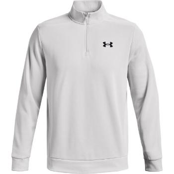 Under Armour ARMOUR FLEECE 1/4 ZIP Pánská flísová mikina, šedá, velikost