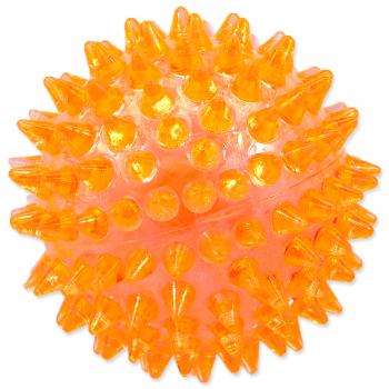 Hračka Dog Fantasy míček pískací oranžová 6cm
