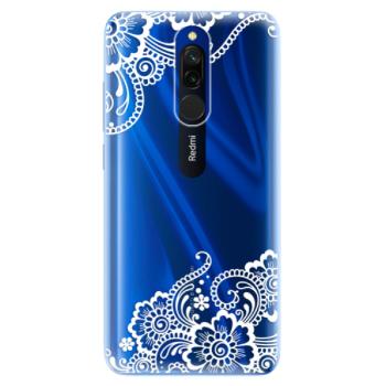 Odolné silikonové pouzdro iSaprio - White Lace 02 - Xiaomi Redmi 8