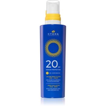 Gyada Cosmetics Solar Medium Protection ochranný sprej na obličej a tělo SPF 20 200 ml