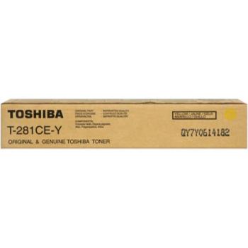 TOSHIBA T-281CEY - originální toner, žlutý, 10000 stran