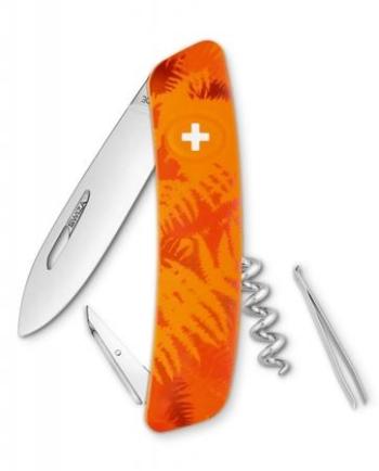 Swiza kapesní nůž D01 Standard Camo Filix orange, Oranžová