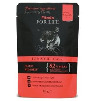Fitmin For Life Hovězí kapsička pro kočky 85 g (8595237015160)