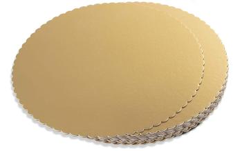 Dortová podložka zlatá kruh 40 cm - Artigian