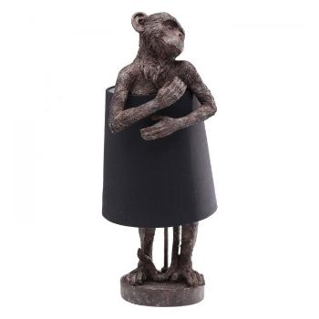 Stolní lampa Animal Monkey – černá, hnědá