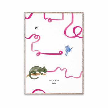 Plakát Charlie the Chameleon – 50 × 70 cm