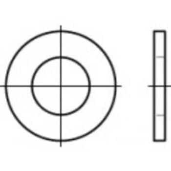 Ploché podložky Toolcraft, DIN 126, vnitřní Ø 9 mm, 100 ks