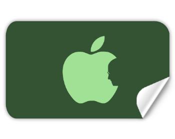Samolepky obdelník - 5 kusů Apple Jobs