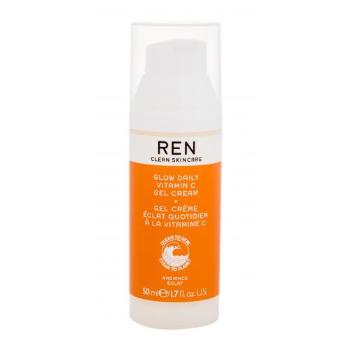 REN Clean Skincare Radiance Glow Daily Vitamin C 50 ml pleťový gel pro ženy na všechny typy pleti; na rozjasnění pleti; na dehydratovanou pleť