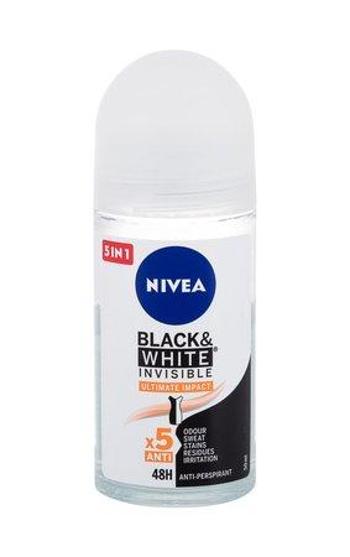 Nivea Kuličkový antiperspirant Black & White Invisible Ultimate Impact 50 ml