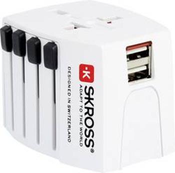 Cestovní adaptér s USB nabíječkou Skross MUV USB 1.302930