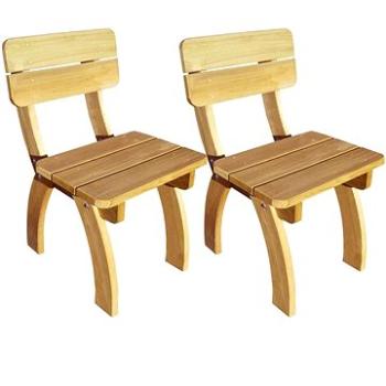 Zahradní židle 2 ks impregnované borové dřevo 273755 (273755)