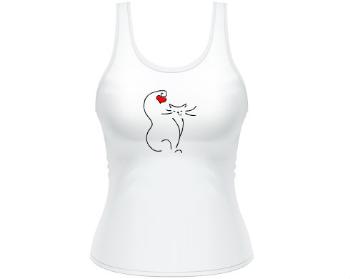 Dámské tílko Tank Top Love cat