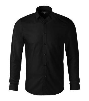 MALFINI Pánská košile s dlouhým rukávem Dynamic - Černá | XXL