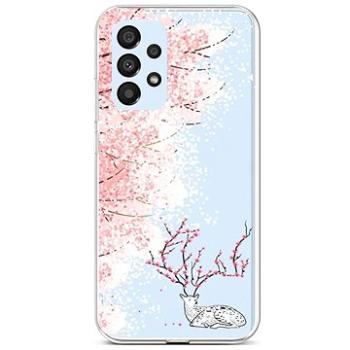 TopQ Kryt Samsung A33 5G silikon Blooming Deer 74217 (Sun-74217)