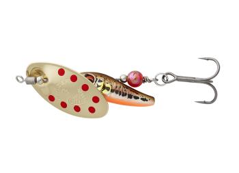 Savage gear třpytka sticklebait spinner minnow gold red - 2 7,3 g