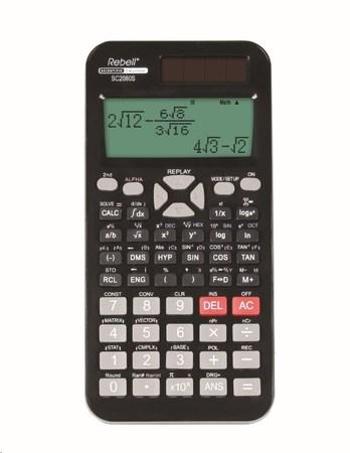 REBELL kalkulačka - SC2080S -  černá, RE-SC2080S BX