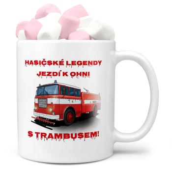 Hrnek Hasičské legendy – Trambus (Náplň hrníčku: Marshmallow)