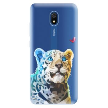 Odolné silikonové pouzdro iSaprio - Leopard With Butterfly - Xiaomi Redmi 8A