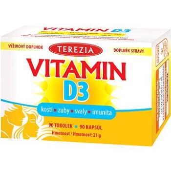 TEREZIA Vitamin D3 1000 IU 90 tobolek (4531175)