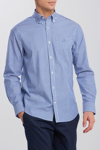 KOŠILE GANT REG BROADCLOTH STRIPE BD modrá S