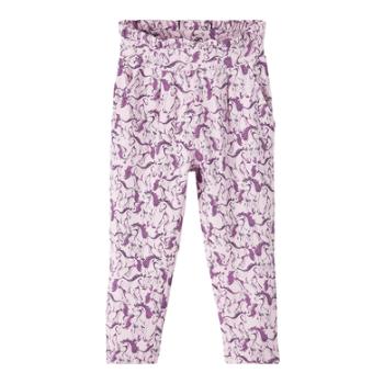 name it Papírové kalhoty Nmflinar Pink Lavender