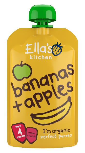 Ellas Kitchen BIO Jablko a banán kapsička 120 g