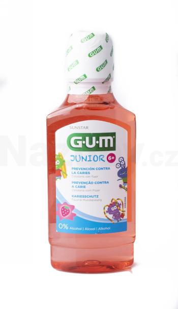 GUM Junior Strawberry ústní voda 300 ml