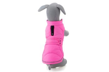 Vsepropejska Monty podzimní bunda pro psa Barva: Růžová, Délka zad (cm): 24, Obvod hrudníku: 32 - 40 cm