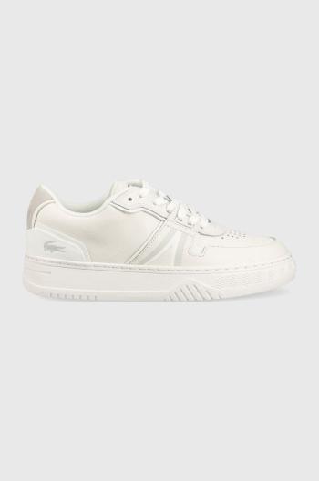 Kožené sneakers boty Lacoste L001 bílá barva