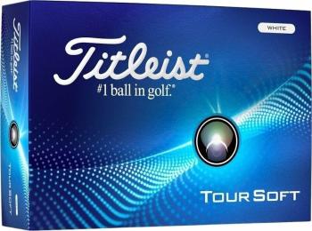 Titleist Tour Soft 2024 White Golfové míčky