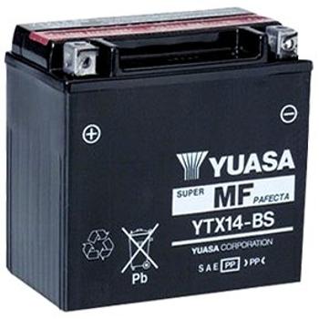 YUASA YTX14-BS, 12V,  12Ah (YTX14-BS)