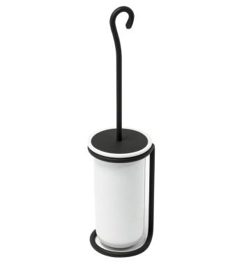 SAPHO REBECCA WC štětka na postavení, černá/keramika CC010