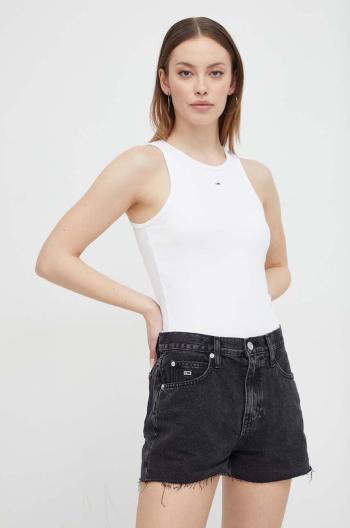 Top Tommy Jeans dámský, bílá barva, DW0DW17382