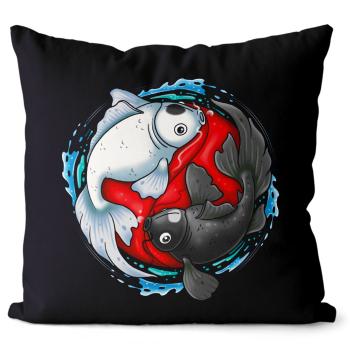 Polštář YinYang Fish (Velikost: 40 x 40 cm)