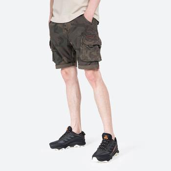 Pánské šortky Alpha Industries Crew Short Camo 196201 415