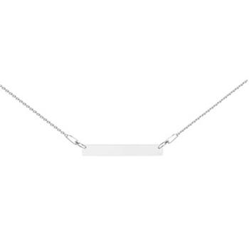 NUBIS® Stříbrný náhrdelník s destičkou - NB-0465